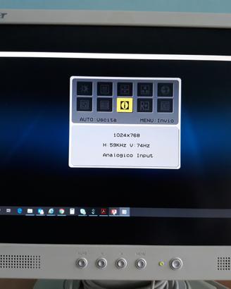 Monitor acer lcd 15" al 1512