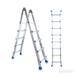 Scaletta in Alluminio Telescopica Scala a Libretto