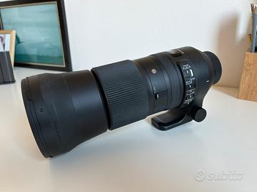 Sigma 150-600 Contemporary attacco Nikon