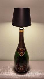 Krug bottiglia lampada led nera