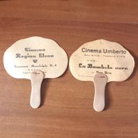 Ventagli di cartone del cinema Vintage