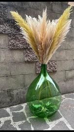 Damigiana in vetro nuova h=65cm circonf. 146cm