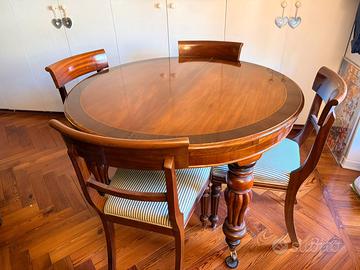 TAVOLO MOGANO ALLUNGABILE