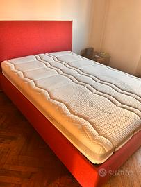 Letto dorelan egon con materasso nube 140x200