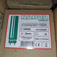 Tubo fluorescente 18w luce bianca