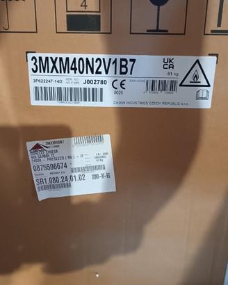 DAIKIN 3MXM40N2V1B7 UNITA' ESTERNA TRIAL -NUOVA-