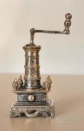 Statuetta in Argento 925 macina caffè Made Italy