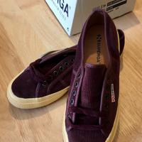 Superga 39 Sneakers Centenario Prugna NUOVE