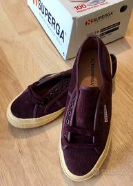 Superga 39 Sneakers Centenario Prugna NUOVE