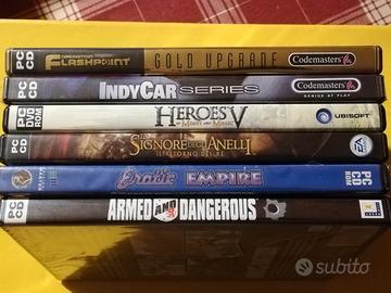 Lotto 5x Giochi CD-ROM per PC - Originali -ITA