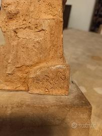 due statuine terracotta