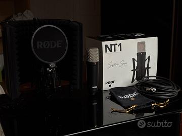Røde nt1 signature series black+schermo isolamento