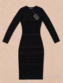 Elisabetta Franchi - Abito longuette nero - Tg. 38