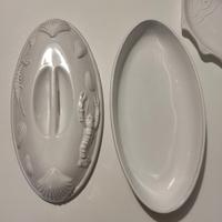 Servizio da portare per pesce