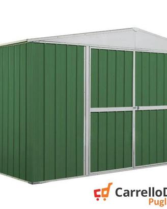 Box in lamiera di Acciaio 360x260cm 9mq verde