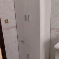 Armadietto bagno bianco