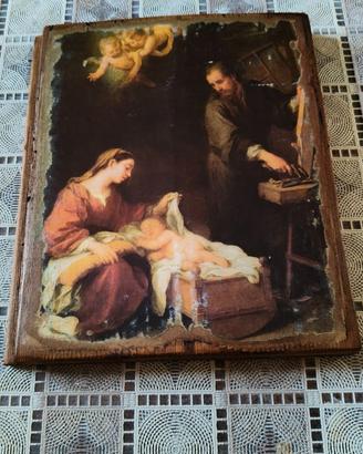 Litografia de La Sacra Famiglia.