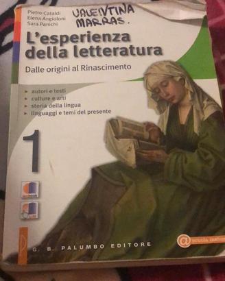 L'esperienza della letteratura Vol 1 9788880208181