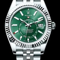 Rolex Sky-Dweller verde jubilee 336934 full set 