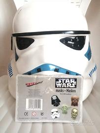 MASCHERA GOMMA STORMTROOPER MASK STAR WARS
