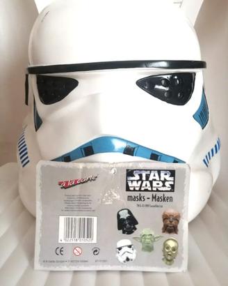 MASCHERA GOMMA STORMTROOPER MASK STAR WARS