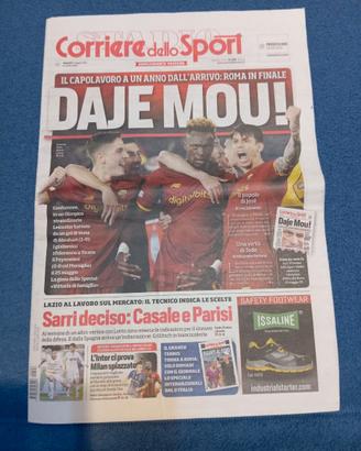 Roma finale Conference League Corriere dello Sport