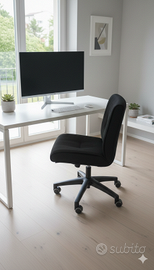 Comoda poltrona da ufficio ergonomica