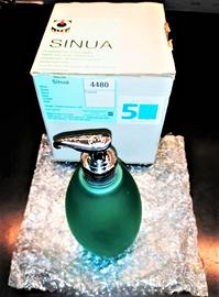 Accessori bagno SINUA in vetro color Verde