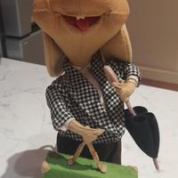 pupazzo d'epoca topo gigio anni 60