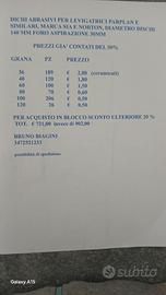 dischi abrasivi per levigatrice parquet