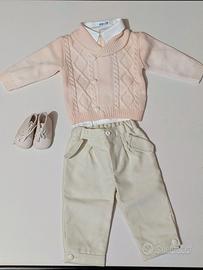 Completo in Lana Merino Biella Yarn con Scarpine