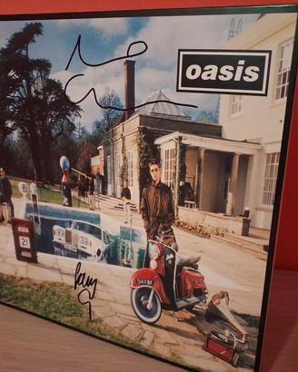 Oasis-Be Here Now LP Autografato 