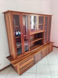 mobile soggiorno legno massello noce nazionale