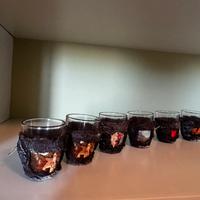 6 bicchieri vintage