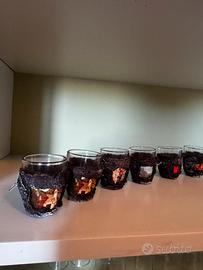 6 bicchieri vintage