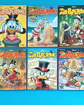 Zio Paperone Lotto 6 Fumetti (incl. n. 12 RARO)