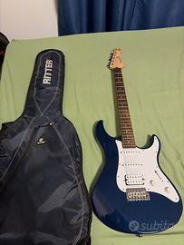 Chitarra elettrica pacifica yamaha blu