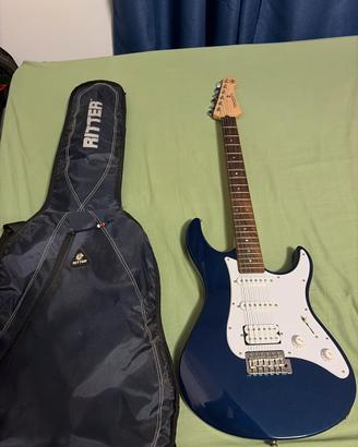 Chitarra elettrica pacifica yamaha blu