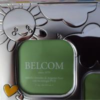 BELCOM SET CORNICI PORTAFOTO PER BAMBINI ARGENTO