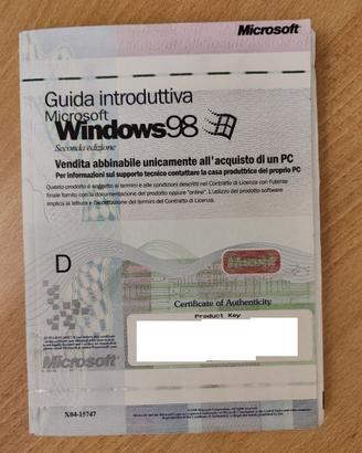 Windows 98 SE KIT COMPLETO 