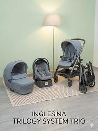 Passeggino Trio Inglesina Trilogy System Grigio