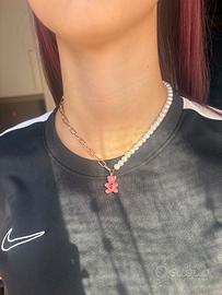 Collana Swarovski teddy