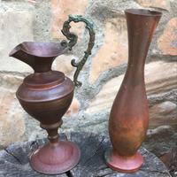 Set 2 Oggetti Vintage Rame/Bronzo (Cariati)