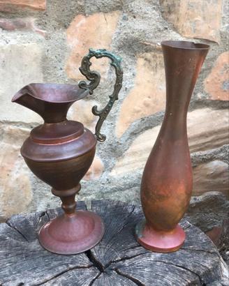 Set 2 Oggetti Vintage Rame/Bronzo (Cariati)