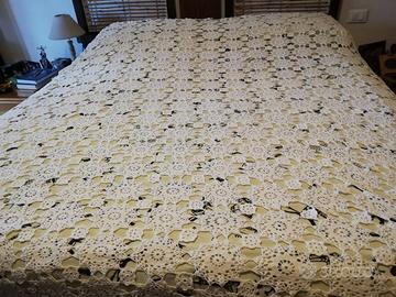 copriletto uncinetto cotone