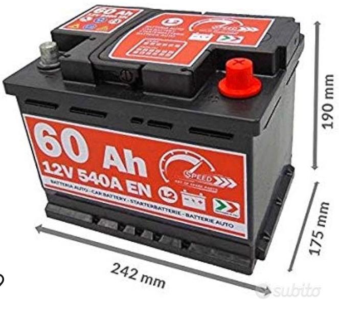 Batteria auto 60Ah e 540 A di spunto - Accessori Auto In vendita a Novara