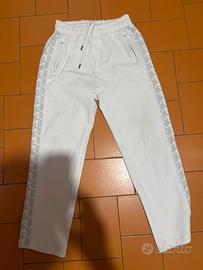 pantalone lacoste bianco taglia L