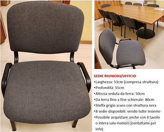 SEDIE SALA RIUNIONI