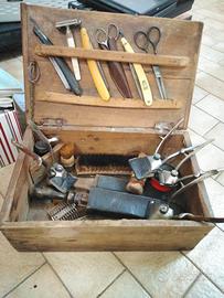 Cassetta da barbiere anni '50