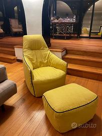 Poltrona e Puff Poliform